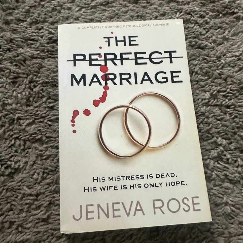 The Perfect Marriage paper back novel